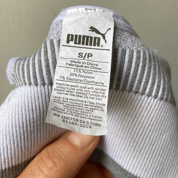 Puma 2 pack sports bras, one black, the other white.  Small - Picture 8 of 8